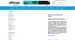 Desktop Screenshot of alfenasonline.com.br